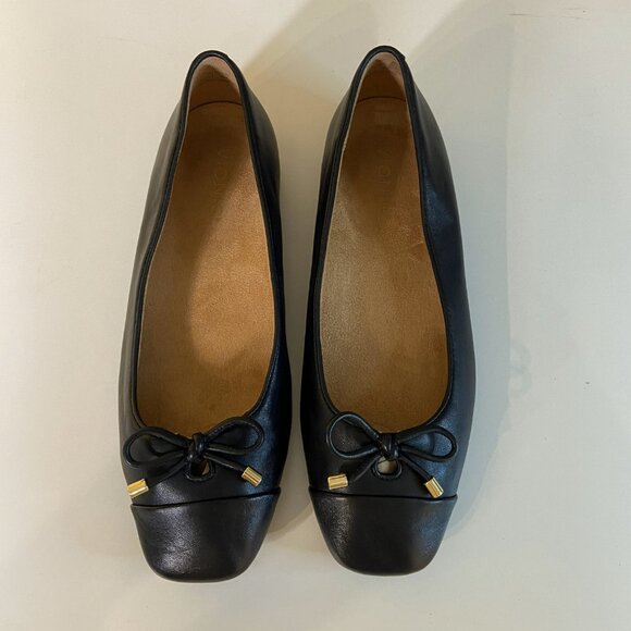 COPY - Vionic Klara Black Ballet Flat Slip-on Shoe Women's size 8.5 WIDE - Picture 2 of 8
